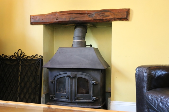 Wood burner in Living Room