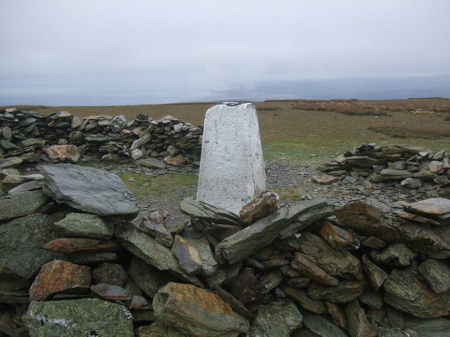 Trig point on the summit of Black Combe